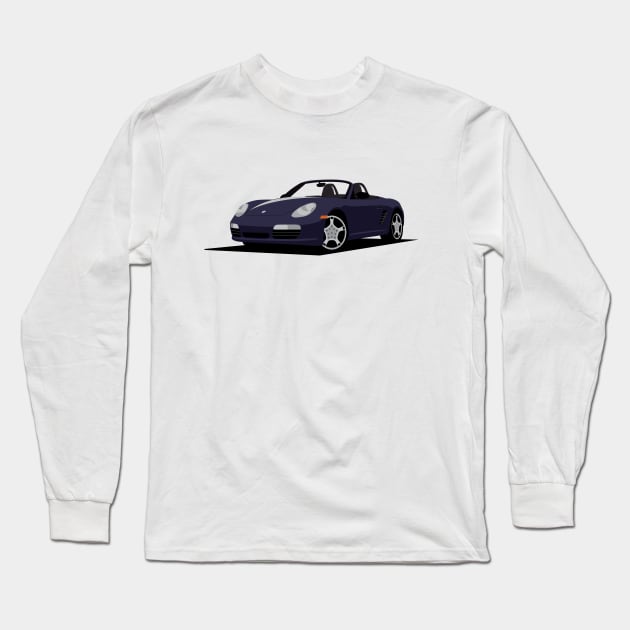 Boxster Speedster Long Sleeve T-Shirt by TheArchitectsGarage